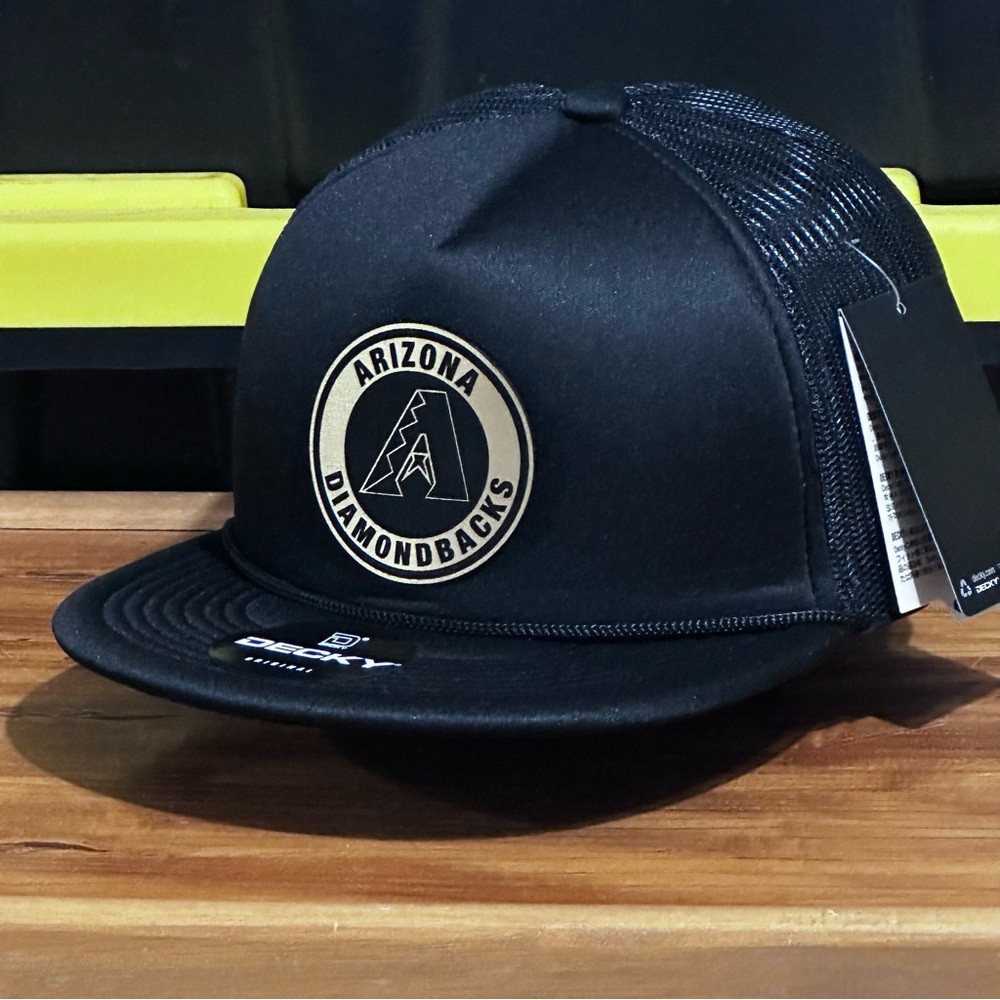 Mlb Arizona diamondbacks trucker SnapBack Black Hat